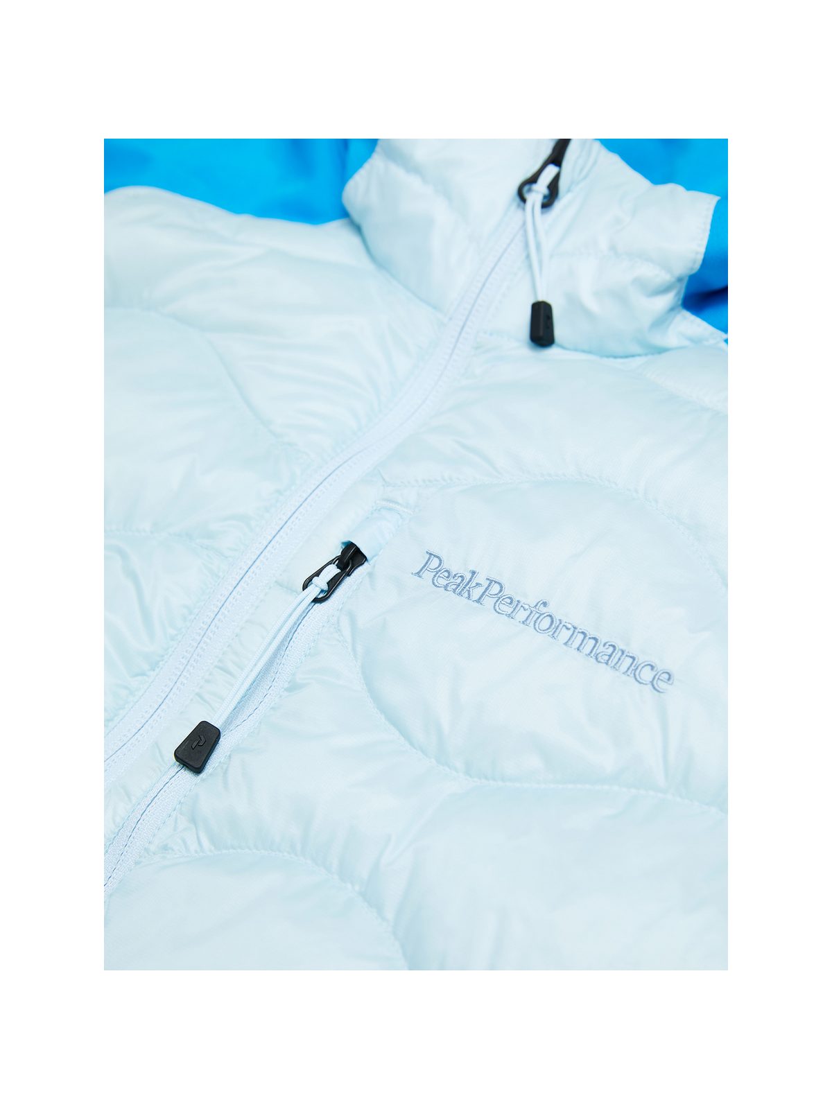 Kurtka puchowa męska PEAK PERFORMANCE Helium Down Hybrid Jacket Men niebieski - Adventure Sports