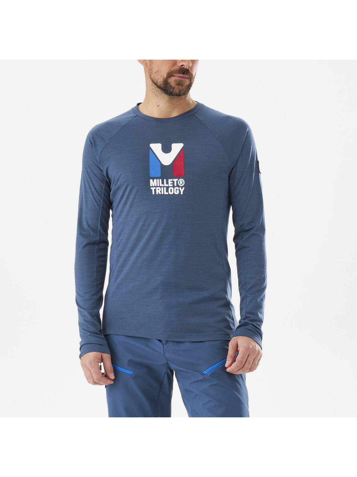 Bielizna męska MILLET M Trilogy Wool Ts Ls granatowy - Koszulka - Adventure Sports
