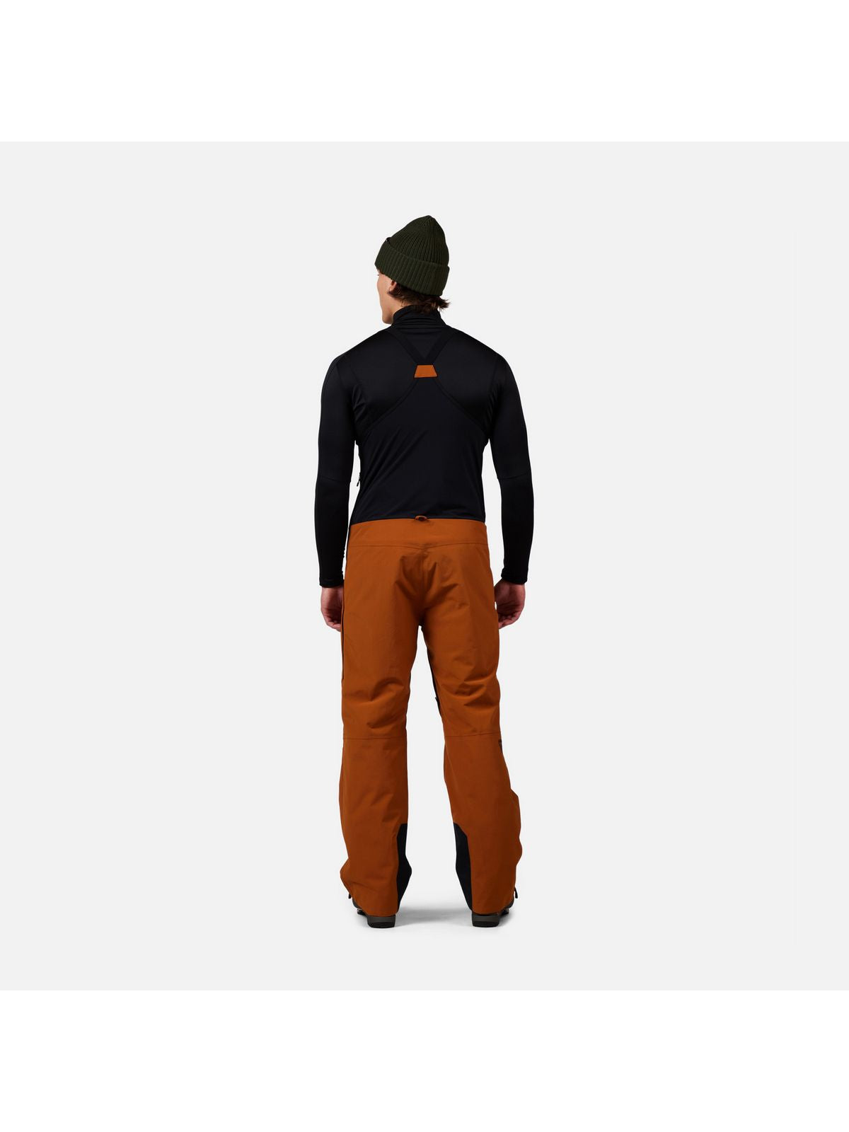 Spodnie narciarskie męskie ROSSIGNOL Outerlimits Insulated BIB brązowe