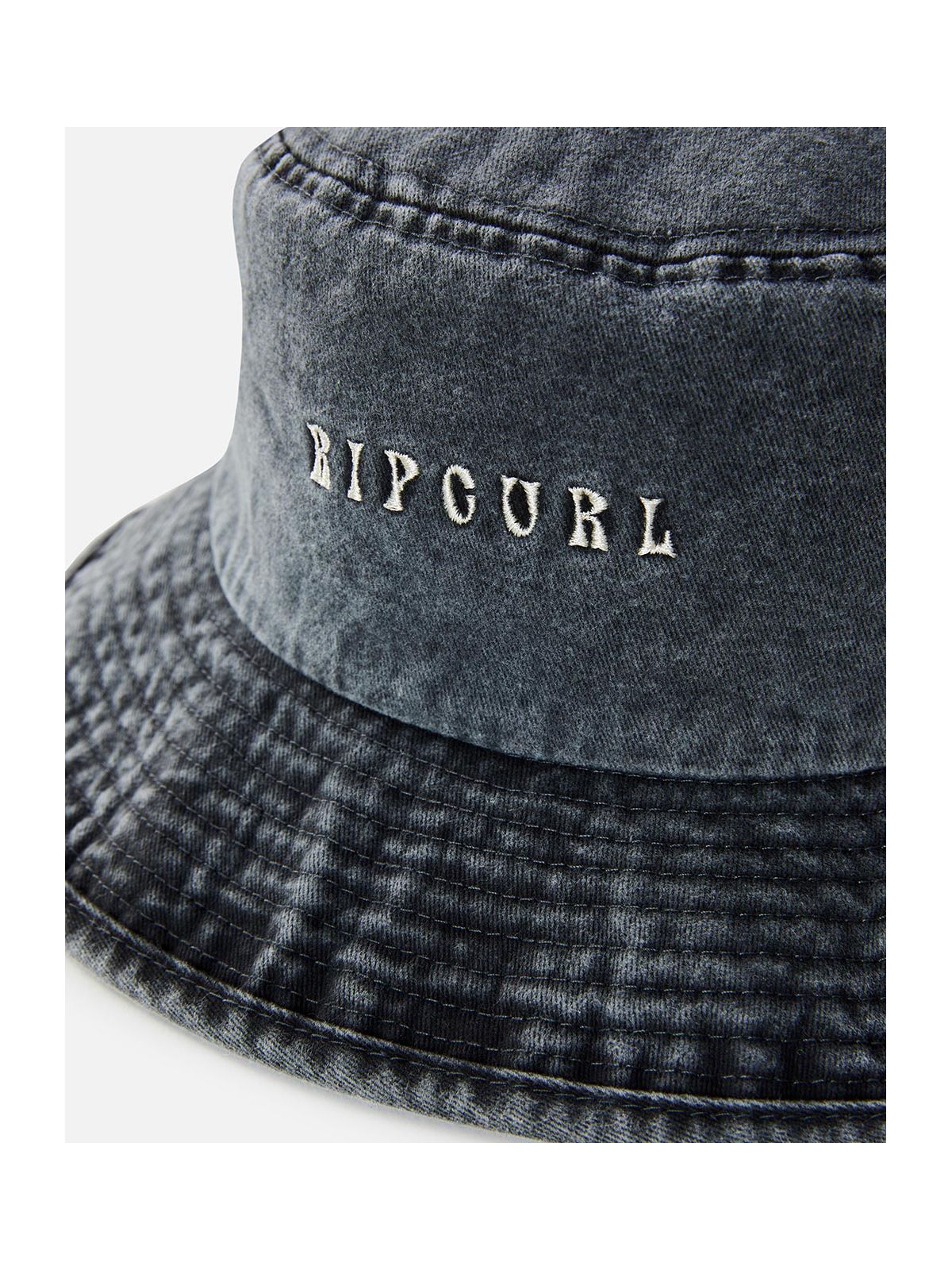 Kapelusz RIP CURL Washed Upf Mid Brim Hat czarny - Czapka - Adventure Sports