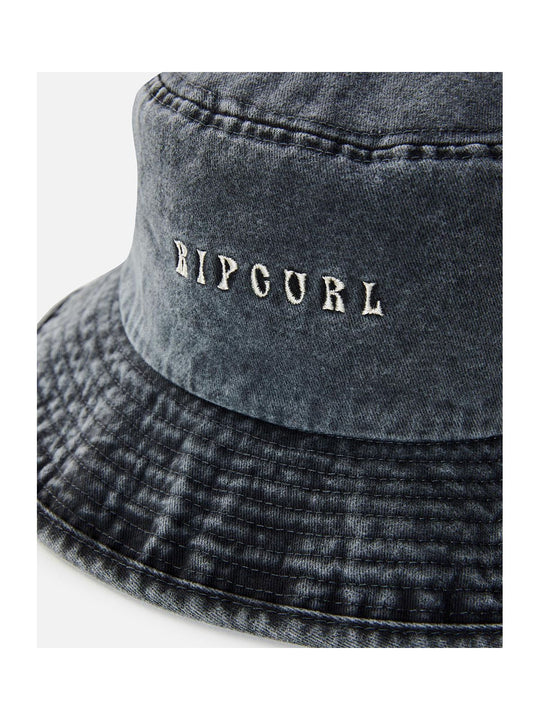 Kapelusz RIP CURL Washed Upf Mid Brim Hat czarny - Czapka - Adventure Sports
