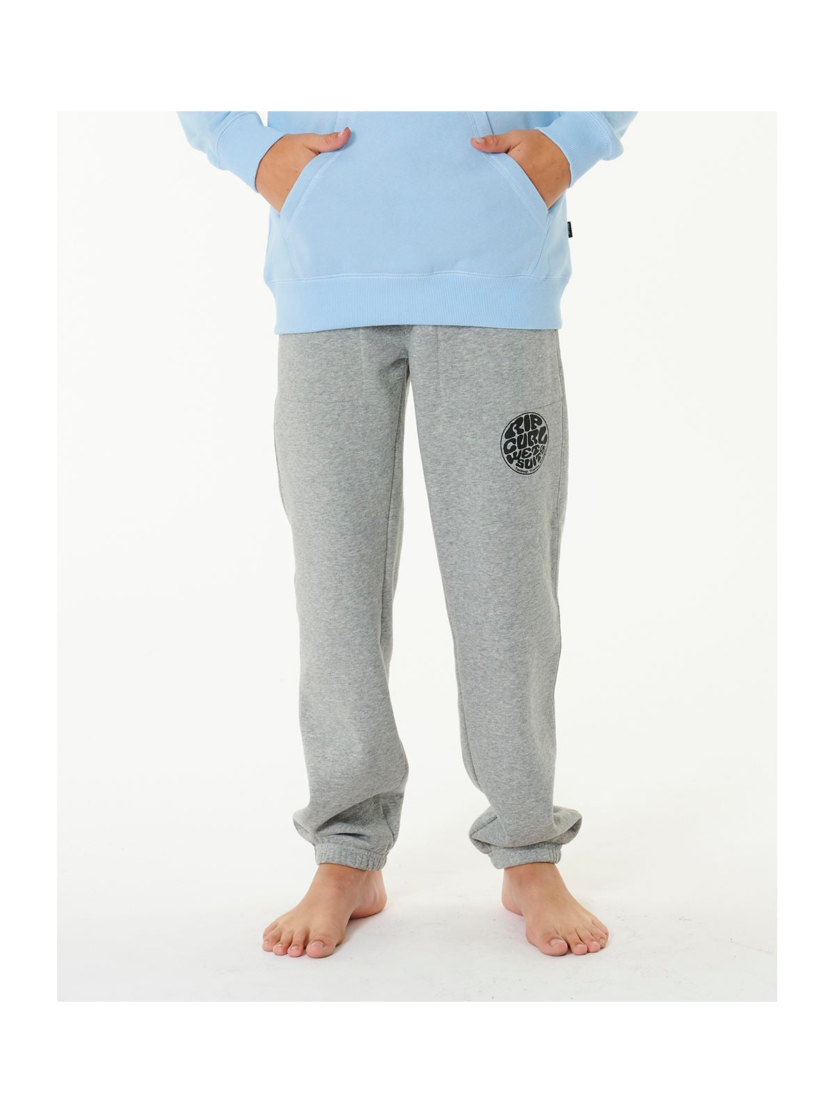 Spodnie dresowe chłopięce RIP CURL Icons Of Surf Trackpant Boy szary