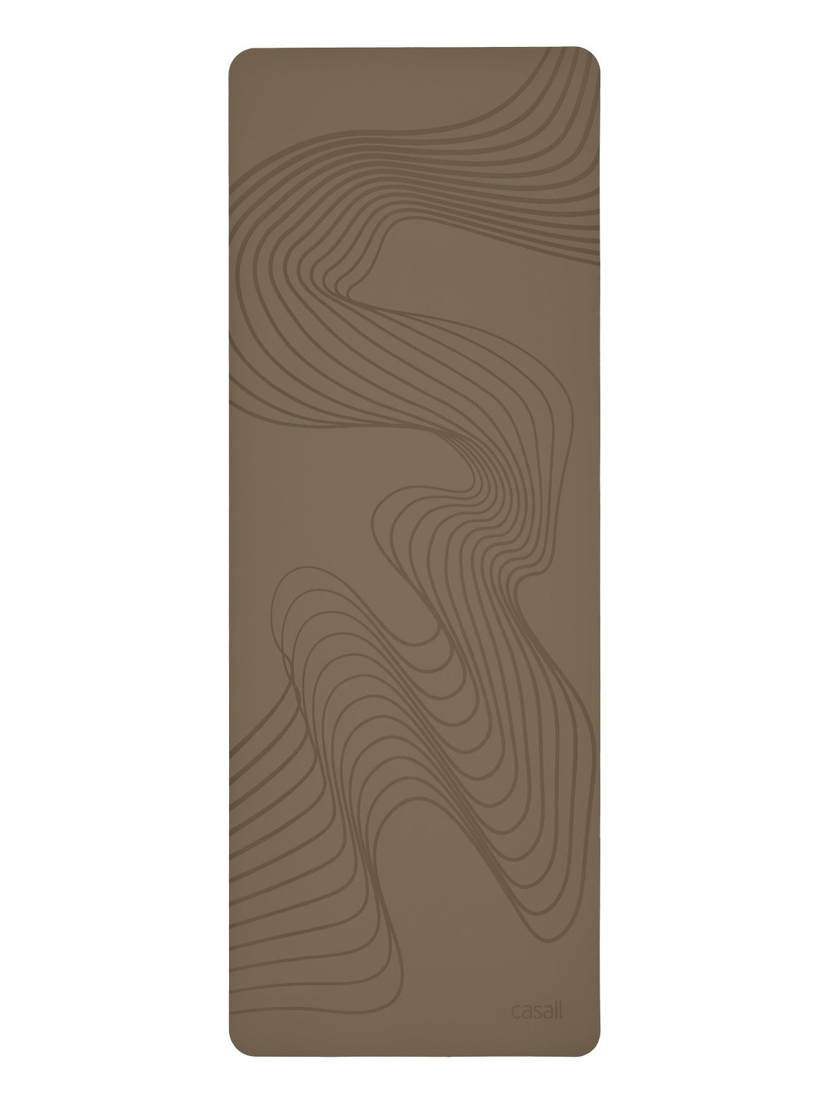 Mata CASALL Yoga Mat Grip & Cushion III Surge 5mm kolor brązowy