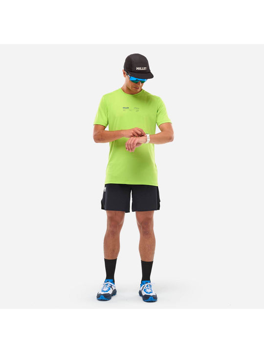 Koszulka MILLET INTENSE ESSENTIAL TS SS M zielony - Adventure Sports
