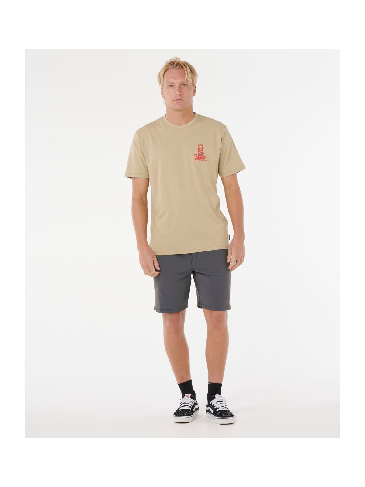 Koszulka RIP CURL VAPORCOOL SEARCH STACK TEE zielona