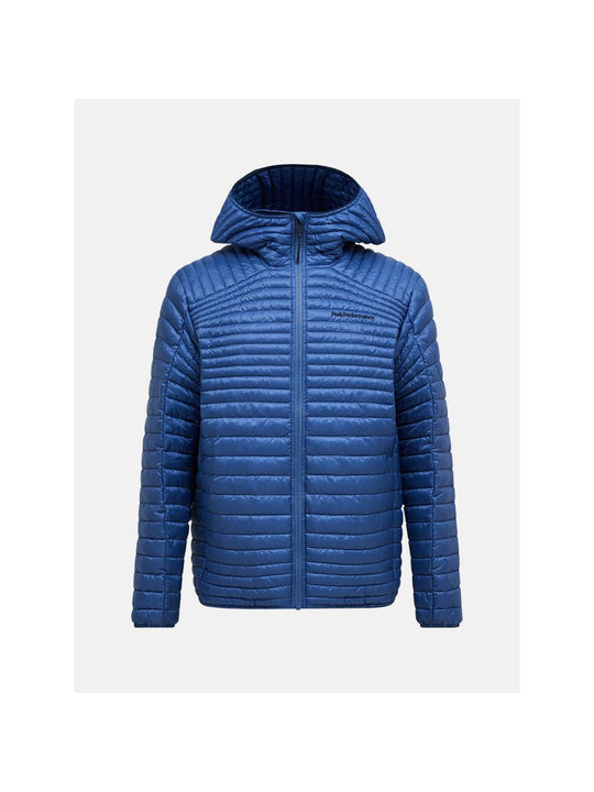 Kurtka męska PEAK PERFORMANCE Monolight Insulated Hood Jacket niebieska
