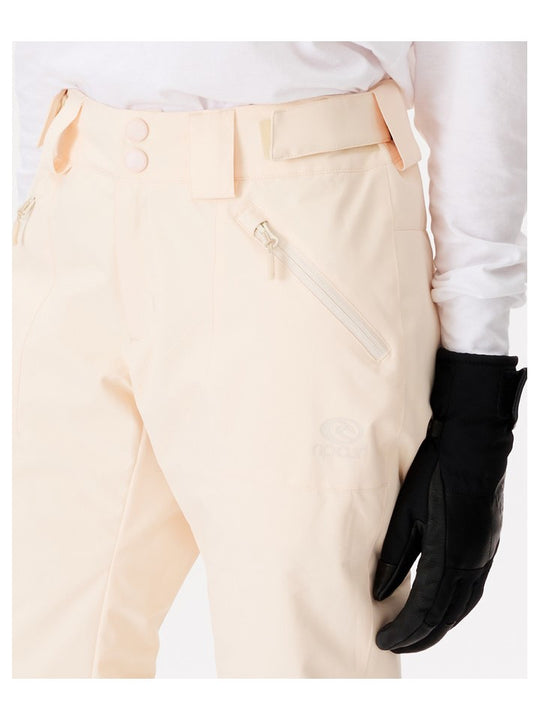 Spodnie narciarskie RIP CURL Rider High Waist Pant biały - Adventure Sports

