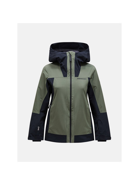 Damska kurtka na narty Peak Performance W Rider Tech Insulated Ja zielony - Kurtka narciarska - Adventure Sports
