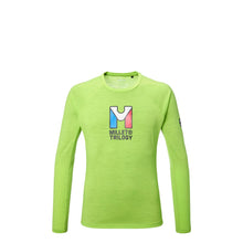Koszulka męska MILLET Trilogy Wool Ts Ls M żółta limonkowa
