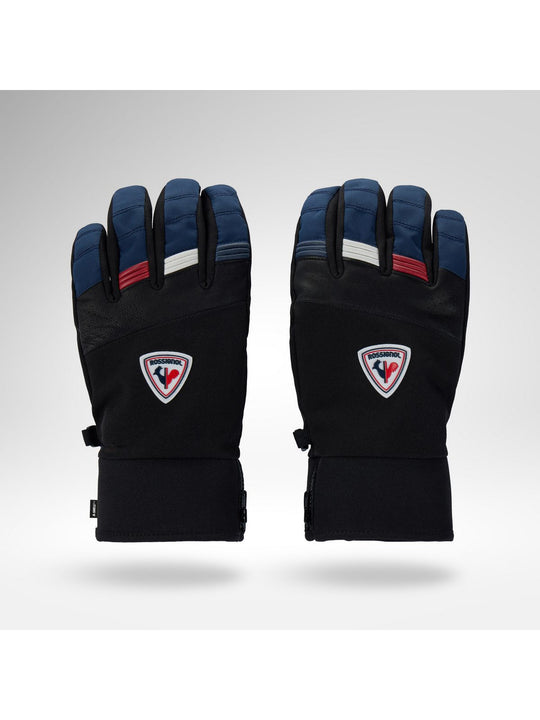 Rękawice narciarskie męskie ROSSIGNOL M Strato Ski Gloves R-Shell Dr niebieskie
