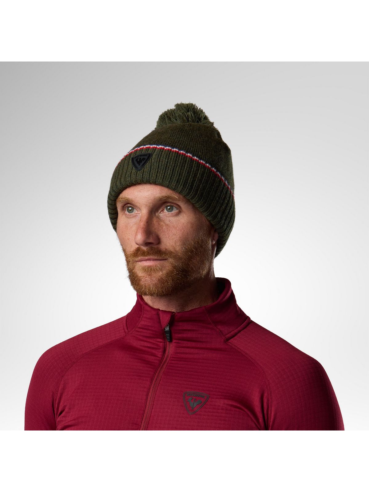 Czapka ROSSIGNOL Snowblaze Pompom Beanie zielona