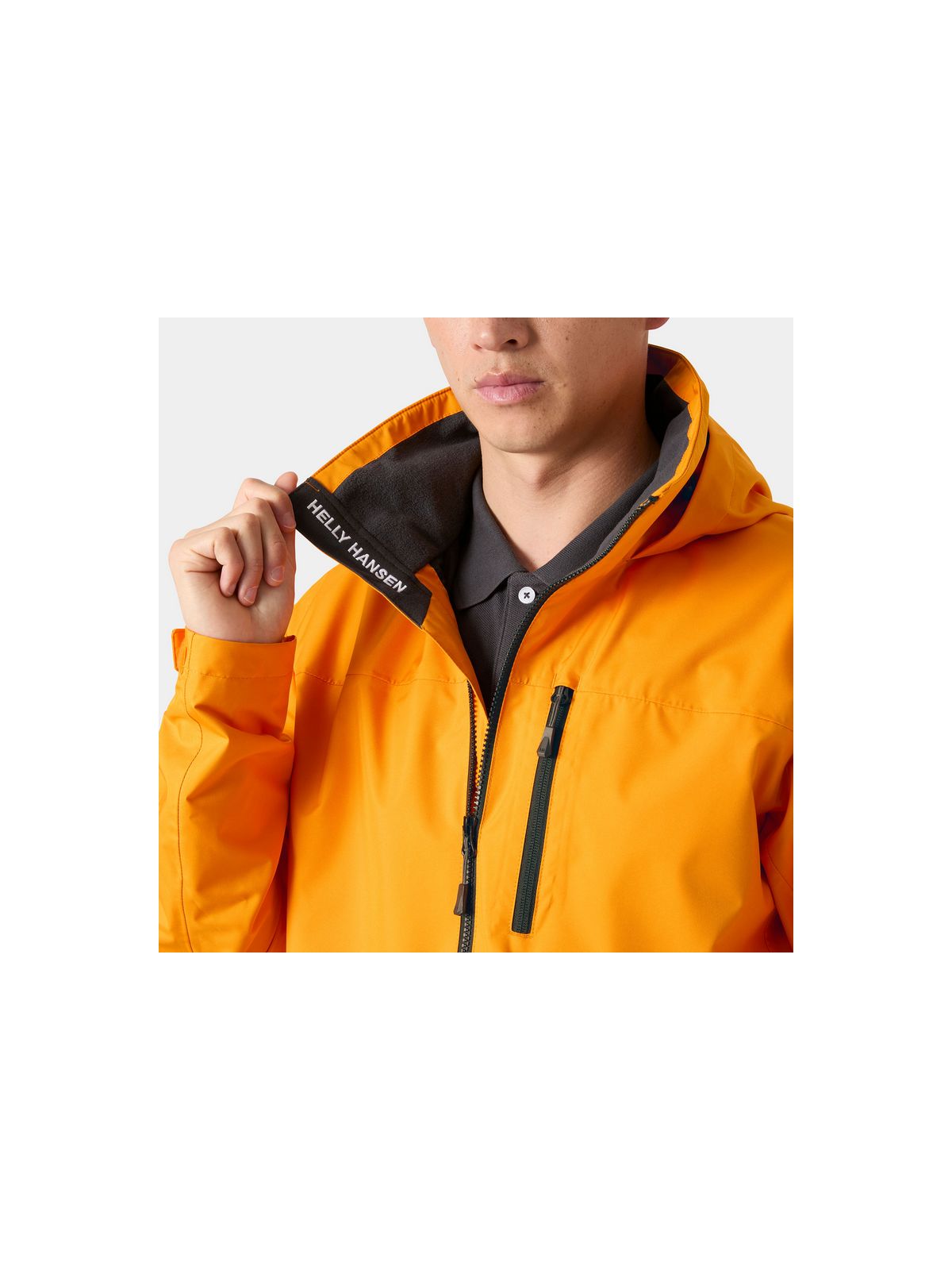 Kurtka męska żeglarska HELLY HANSEN Crew Hooded Jacket 2.0 Pomarańczowa