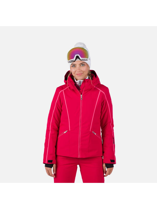 Kurtka narciarska damska Rossignol W Flat Jkt czerwony - Adventure Sports
