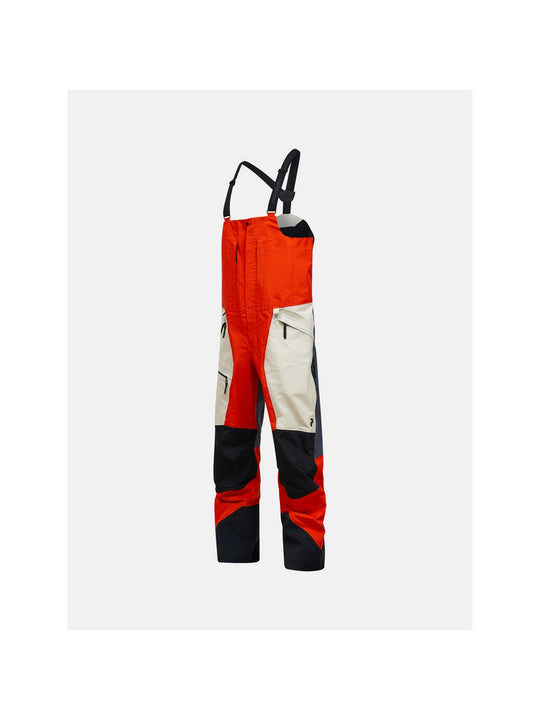 Spodnie PEAK PERFORMANCE M Vertical Gore-Tex Pro Bib Pants czerwony
