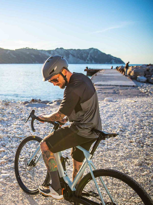 Koszulka rowerowa NORTHWAVE Edge Jersey - czarny/zielony - Adventure Sports
