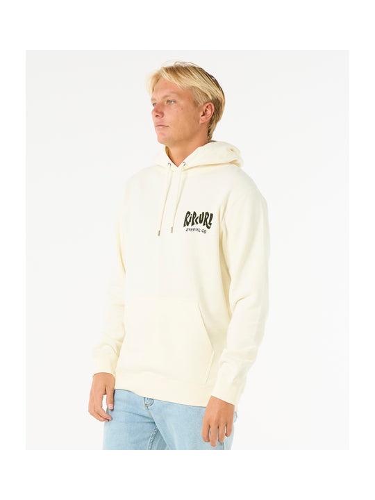 Bluza męska z kapturem RIP CURL Shield Hood biała
