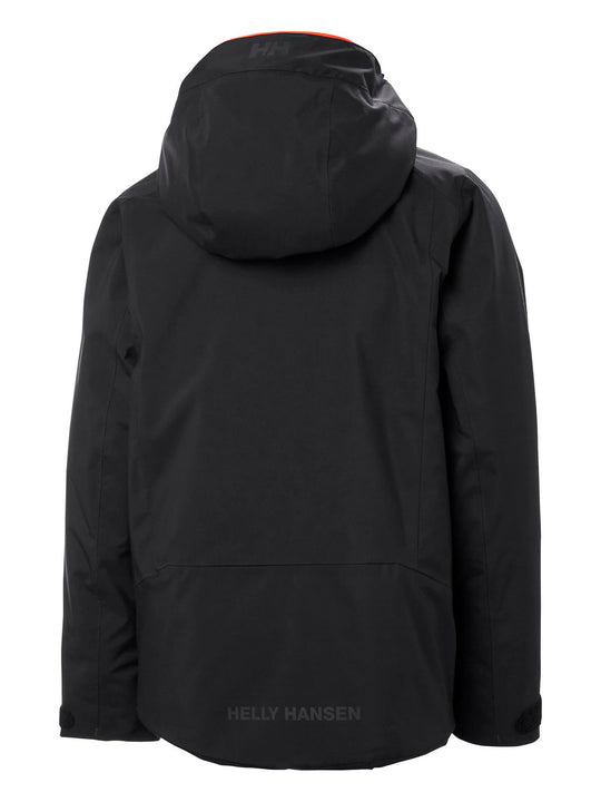 Kurtka narciarska dziecięca HELLY HANSEN JR ALPHA JACKET granatowa

