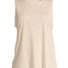 Koszulka treningowa damska treningowa CASALL Soft Texture Tank kolor beżowy
