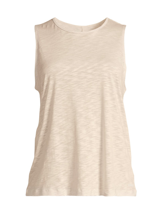 Koszulka treningowa damska treningowa CASALL Soft Texture Tank kolor beżowy

