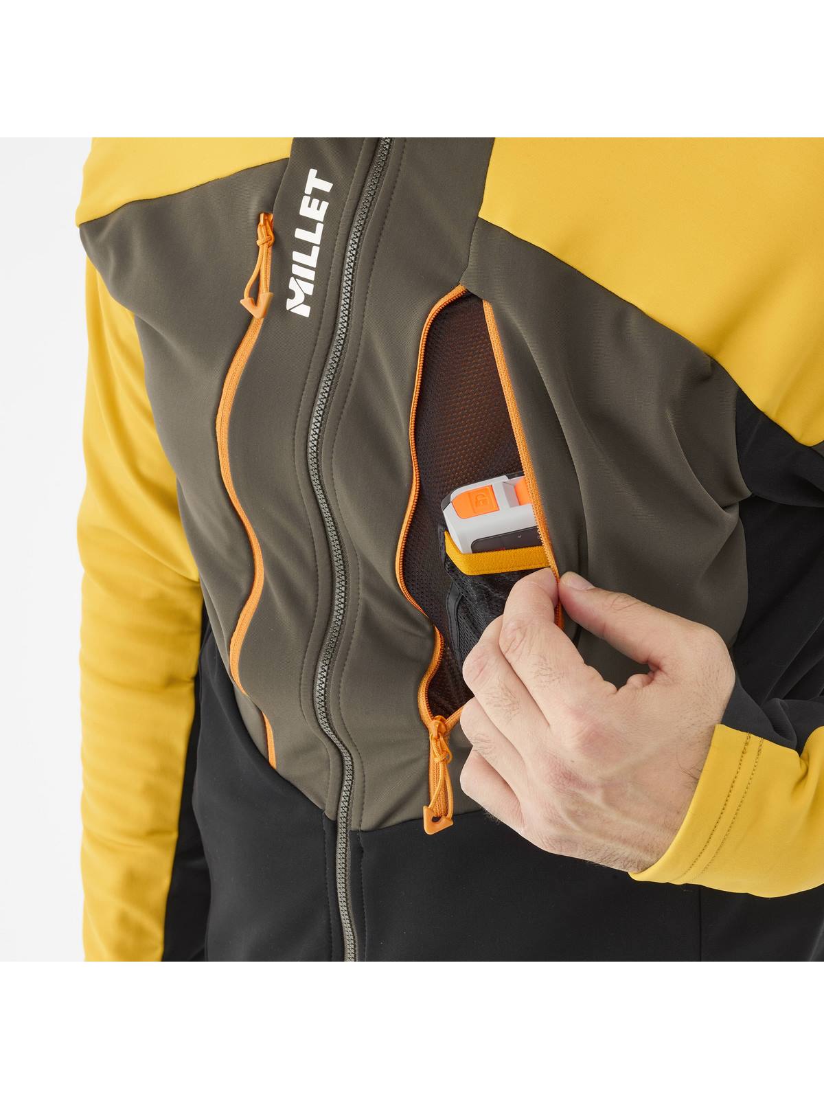 Męska kurtka skiturowa MILLET M Pierra Ment Hoodie Czarny - Kurtka - Adventure Sports