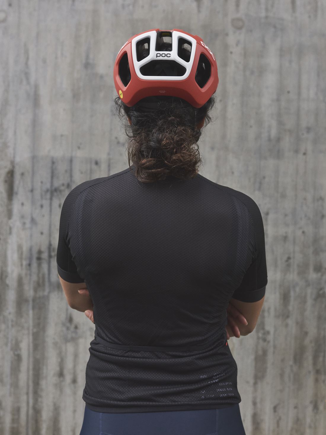 Koszulka rowerowa POC W’s ESSENTIAL ROAD LOGO Jersey - czarny - Adventure Sports