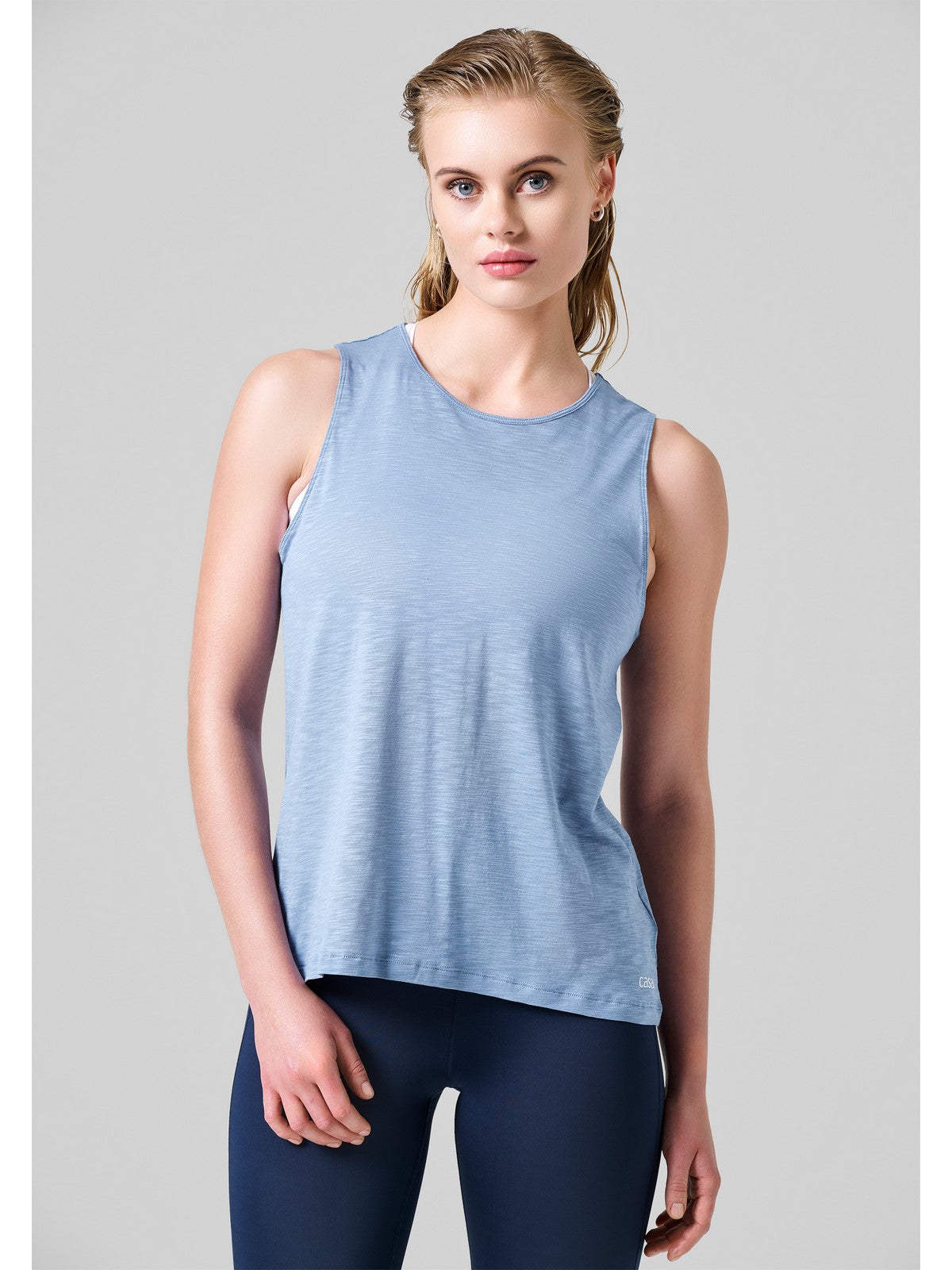 Koszulka CASALL Soft Texture Tank niebieski - Adventure Sports