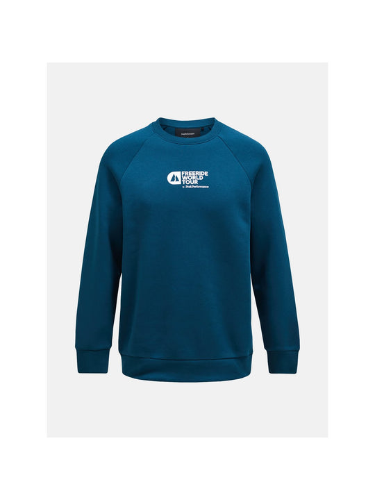 Bluza Peak Performance Fwt M Logo Crew zielony - Adventure Sports

