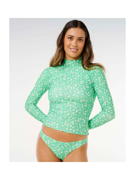 Lycra damska RIP CURL Surf Side Upf Ls Rv zielona

