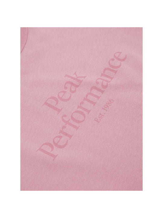 Koszulka Peak Performance W Original Tee brązowy - Adventure Sports
