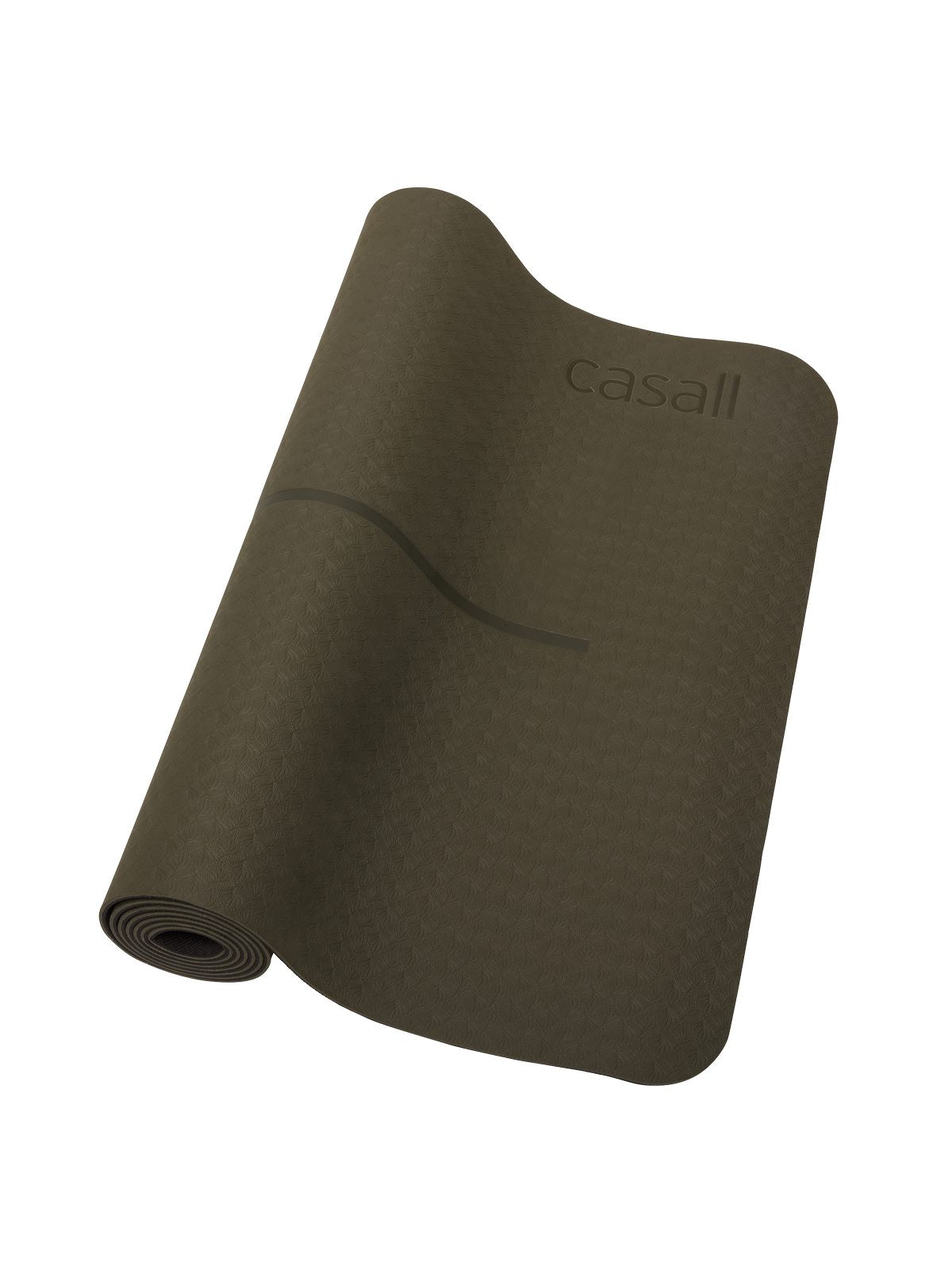 Mata CASALL Yoga mat position 4mm forest green/black - TU - Akcesoria - Adventure Sports