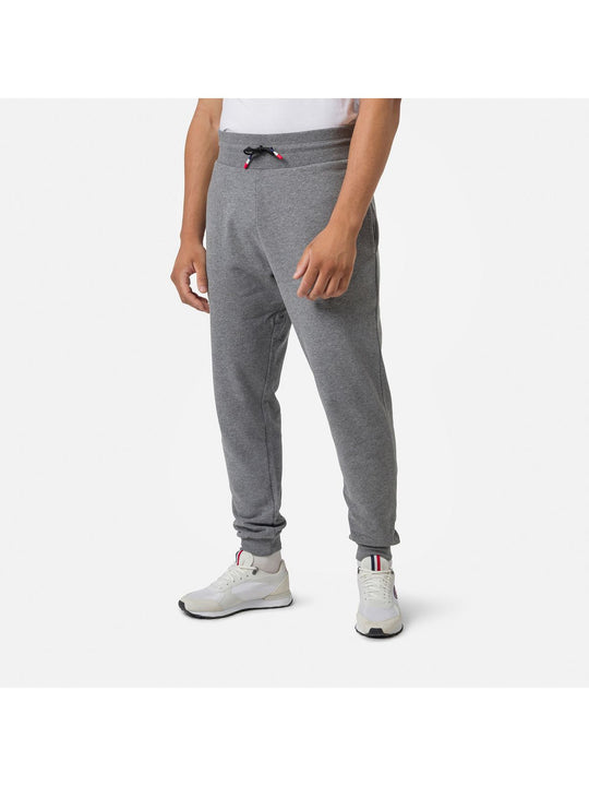 Spodnie dresowe męskie Rossignol LOGO PANT FL szary - Adventure Sports
