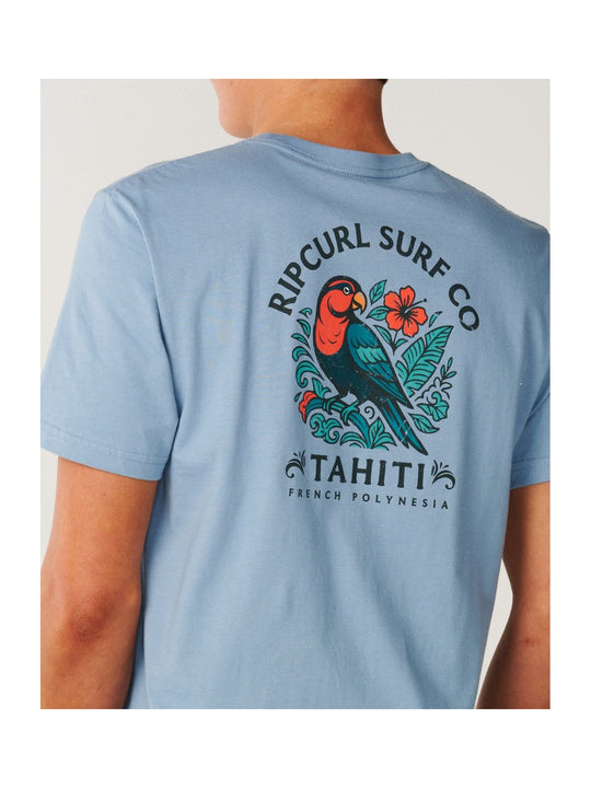 Koszulka męska RIP CURL Desti Animals niebieska
