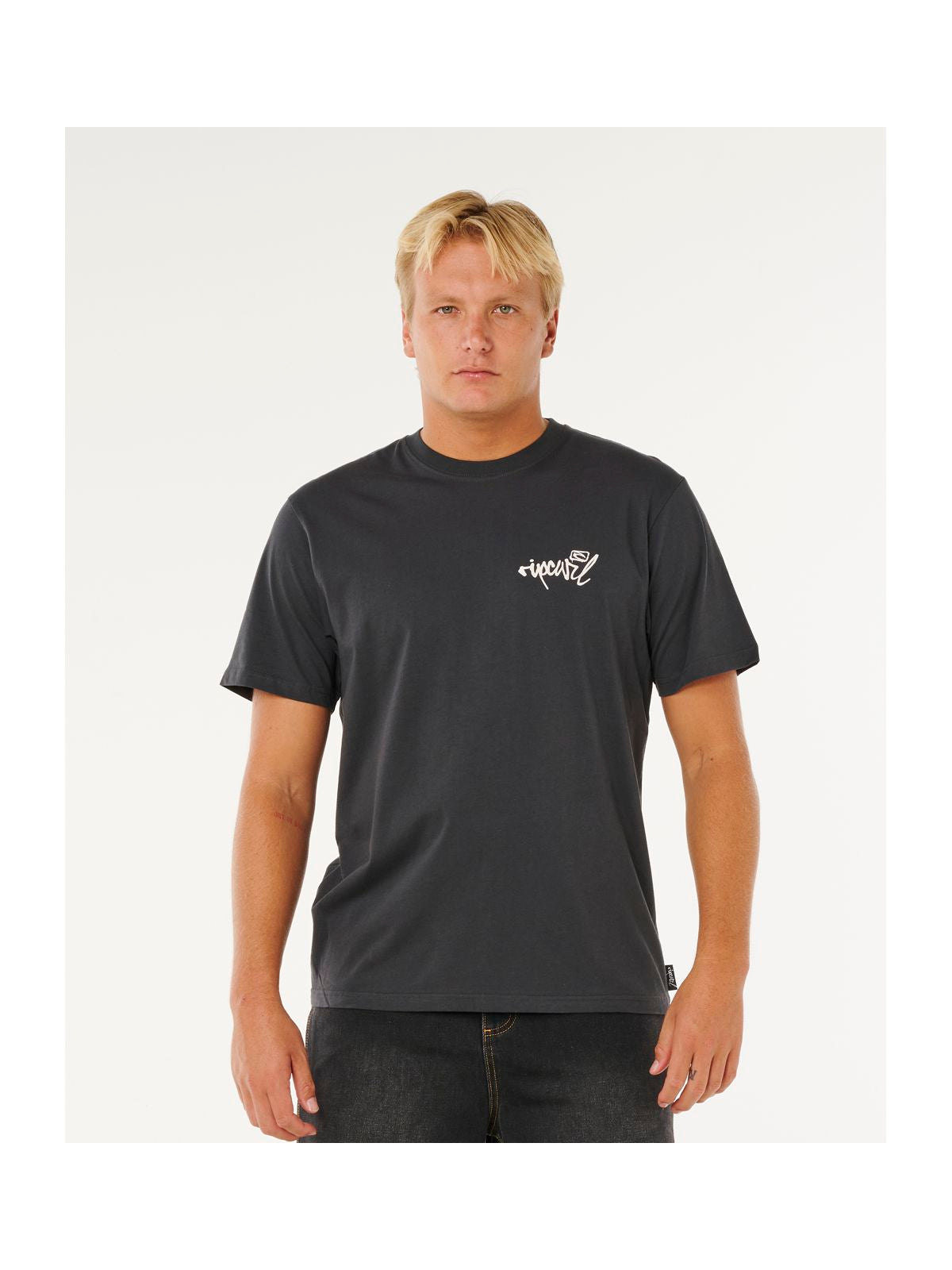 Koszulka męska RIP CURL Inner Visions Hack Tee czarna