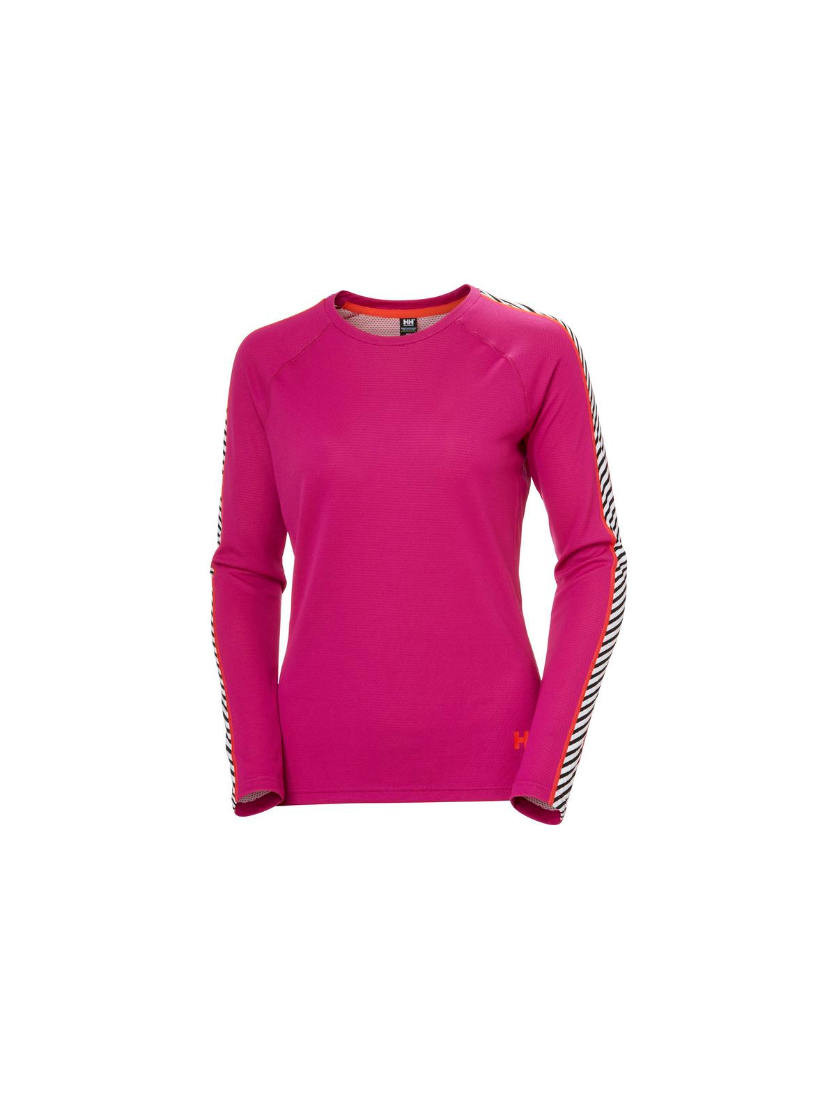 Koszulka Helly Hansen W Lifa Active Stripe Crew bordowy - Adventure Sports
