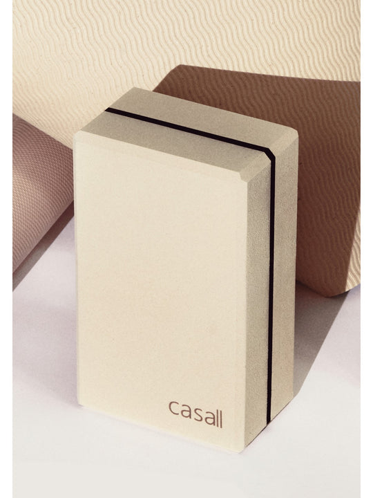 Klocek do jogi CASALL Yoga block bamboo brązowy - TU - Akcesoria - Adventure Sports
