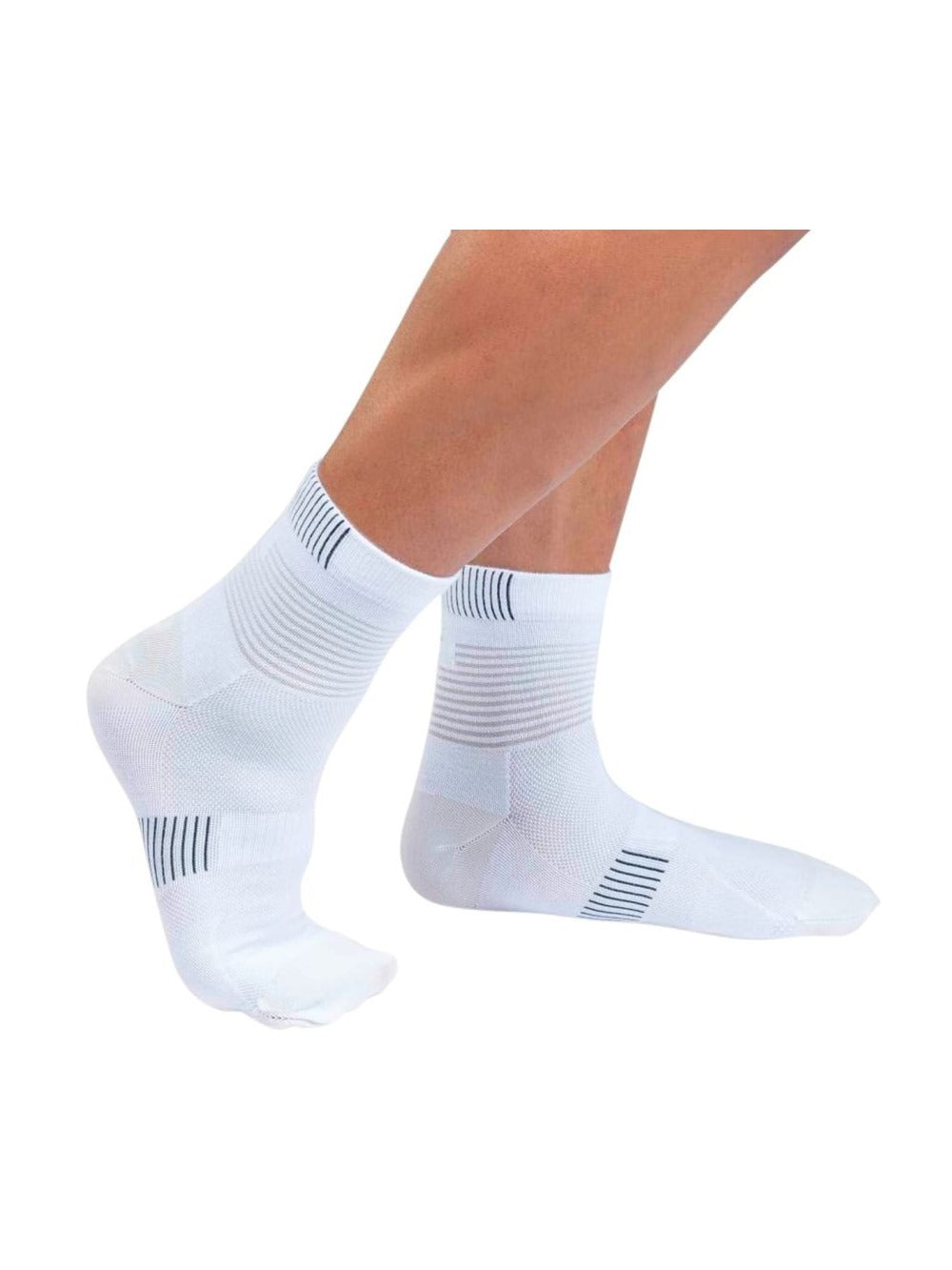 Skarpety do biegania On Ultralight Mid Sock biały