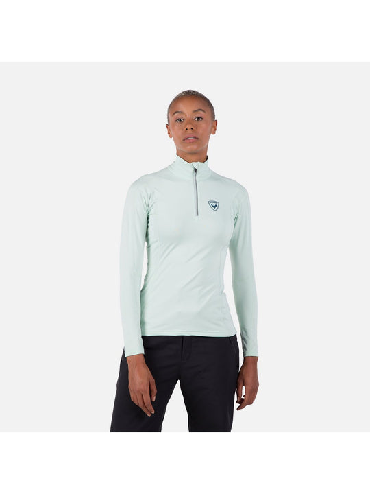 Bluza damska ROSSIGNOL W Classique 1/2 Zip szary
