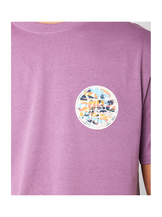 Koszulka RIP CURL Passage Tee fioletowy - Adventure Sports
