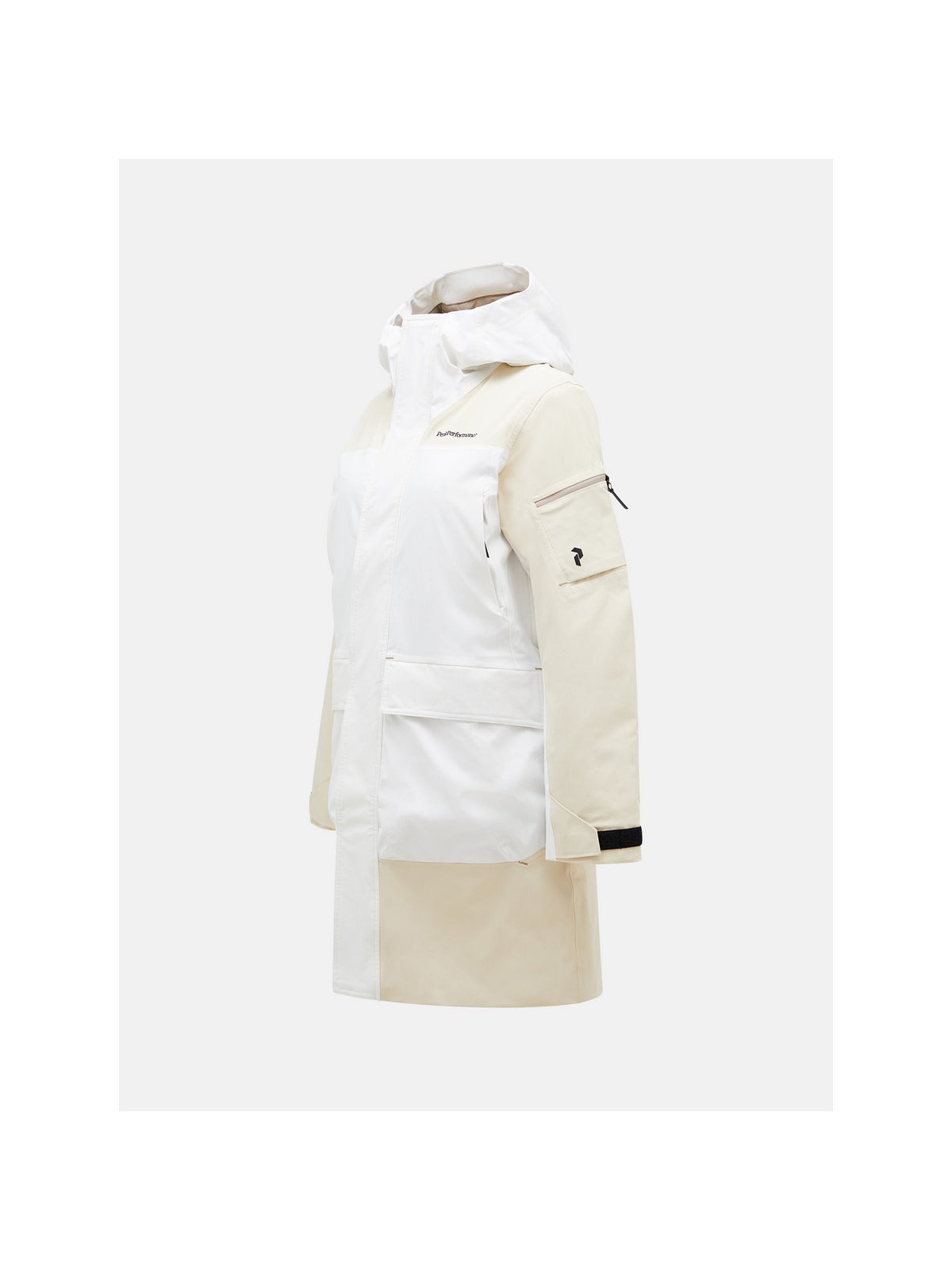 Kurtka narciarska Peak Performance W 2L Stretch Parka bezowy - Adventure Sports