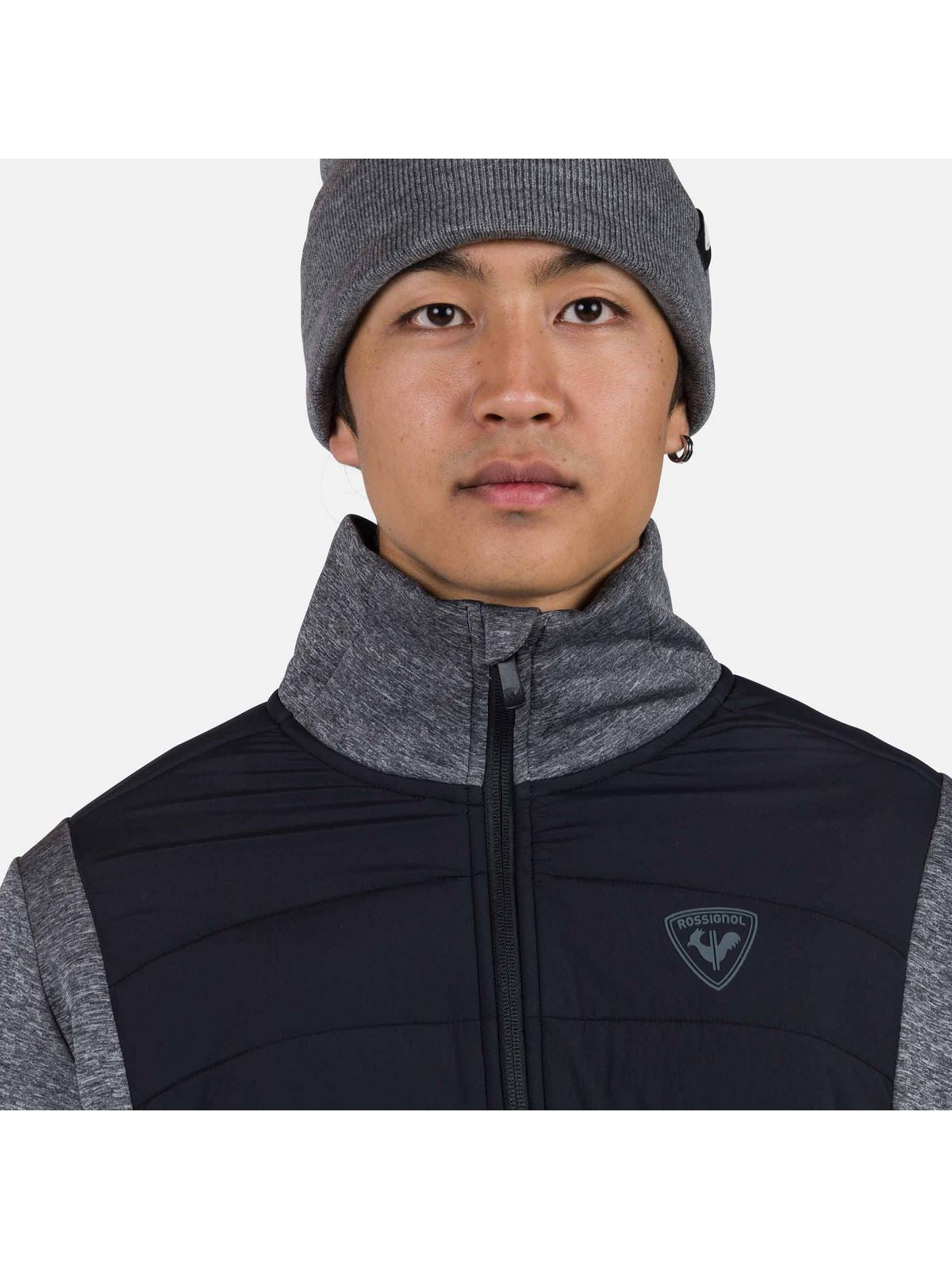 Bluza męska ROSSIGNOL Classique Hybrid Clim Fz szary