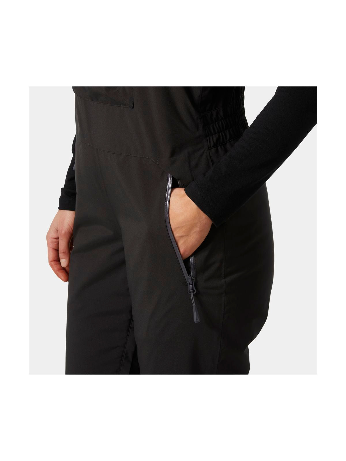 Spodnie narciarskie damskie HELLY HANSEN W LEGENDARY INSULATED BIB PANT czarne