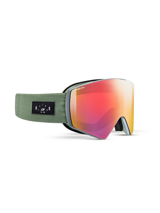 Gogle narciarskie JULBO Razor Edge zielony fotochtom Cat 1-3 High Contrast
