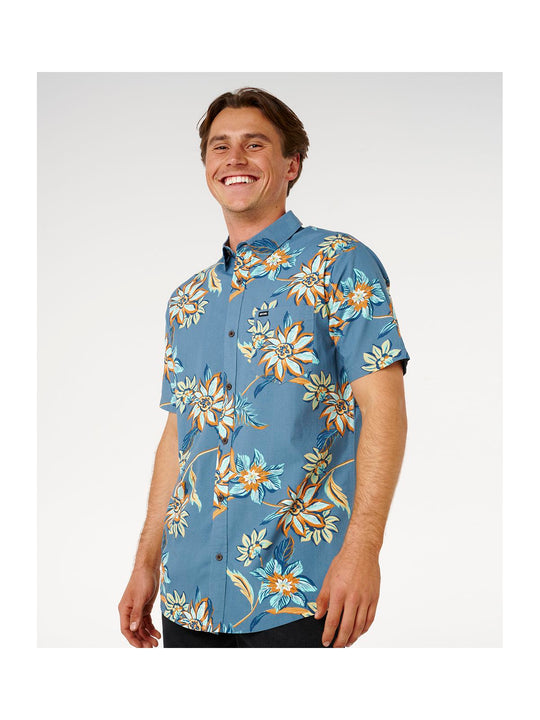 Koszula męska RIP CURL Sessions S/S Shirt niebieska
