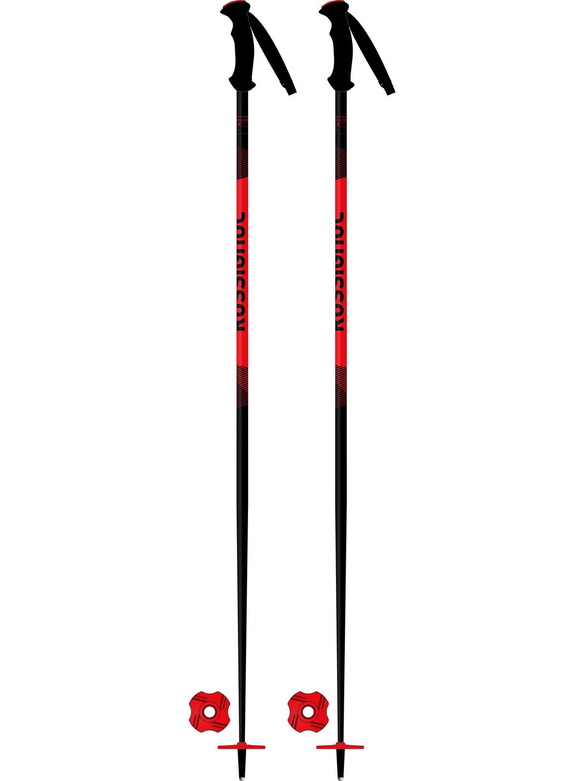 Kije narciarskie ROSSIGNOL TACTIC JR - czerwony - Adventure Sports