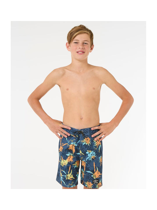 Szorty kąpielowe chłopięce RIP CURL Mirage Raw Energy - Boy granatowe
