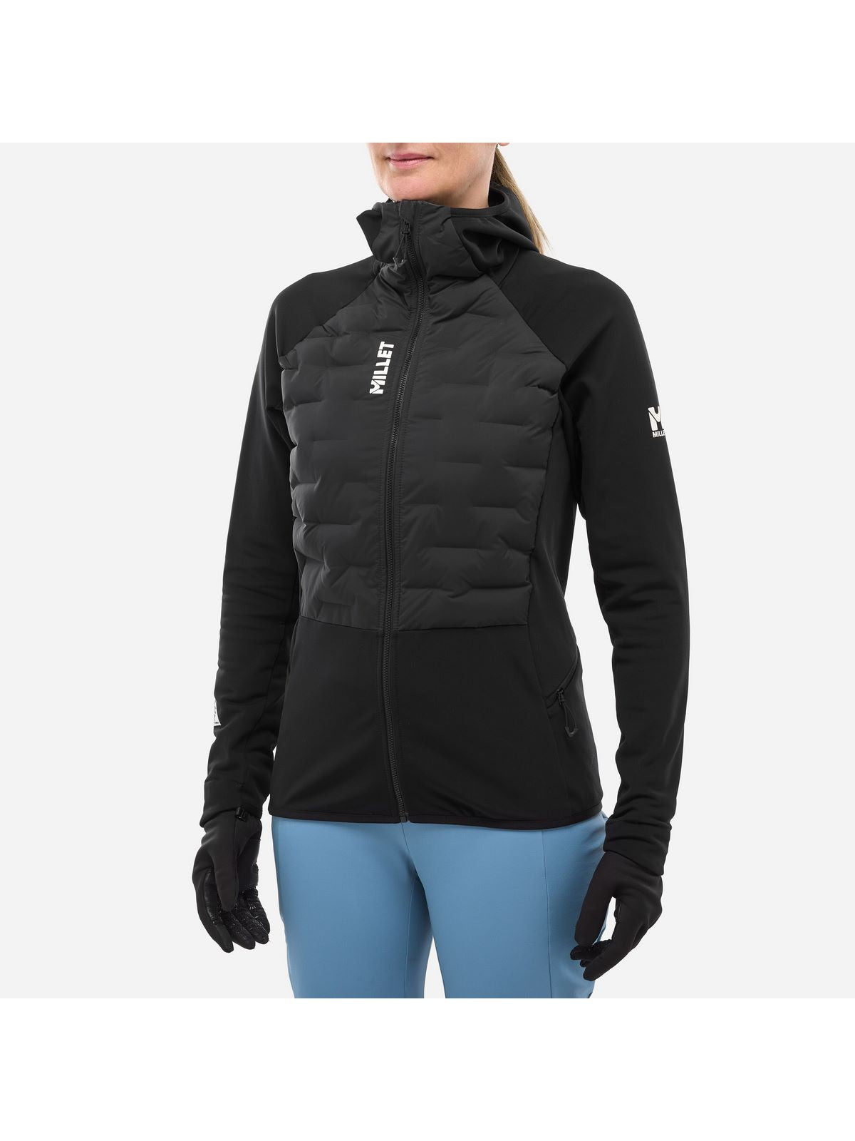 Kurtka narciarska MILLET PIERRAMENT HYBRID HOOD czarna
