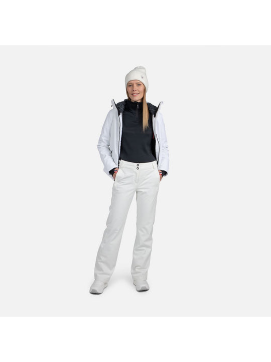 Spodnie narciarskie do carvingu Rossignol W Resort R Pant białe - Adventure Sports
