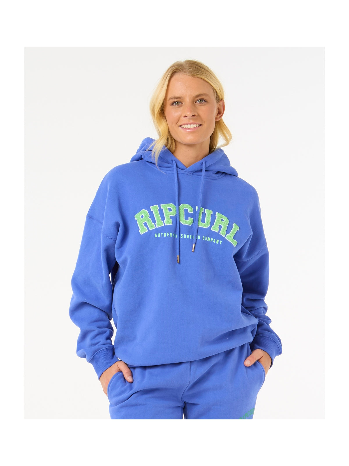 Bluza z kapturem RIP CURL Varsity Hoodie fioletowa