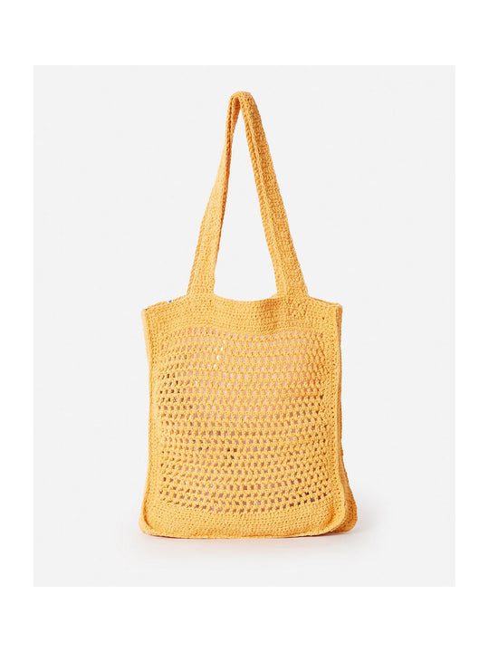 Torebka RIP CURL Holiday Crochet 8L Tote pomarańczowy - TU - Torba - Adventure Sports
