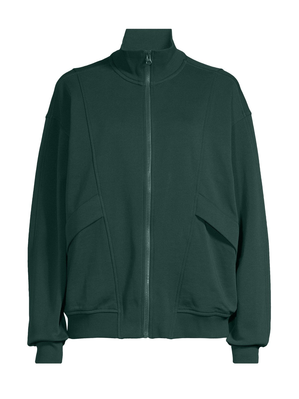Bluza sportowa damska CASALL Comfy Full Zip Sweater zielony - Adventure Sports